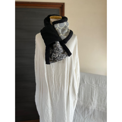 マフラータイプ】rosy ・tambourine のネックウォーマー ミナ