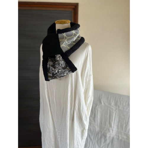 マフラータイプ】rosy ・tambourine のネックウォーマー ミナ