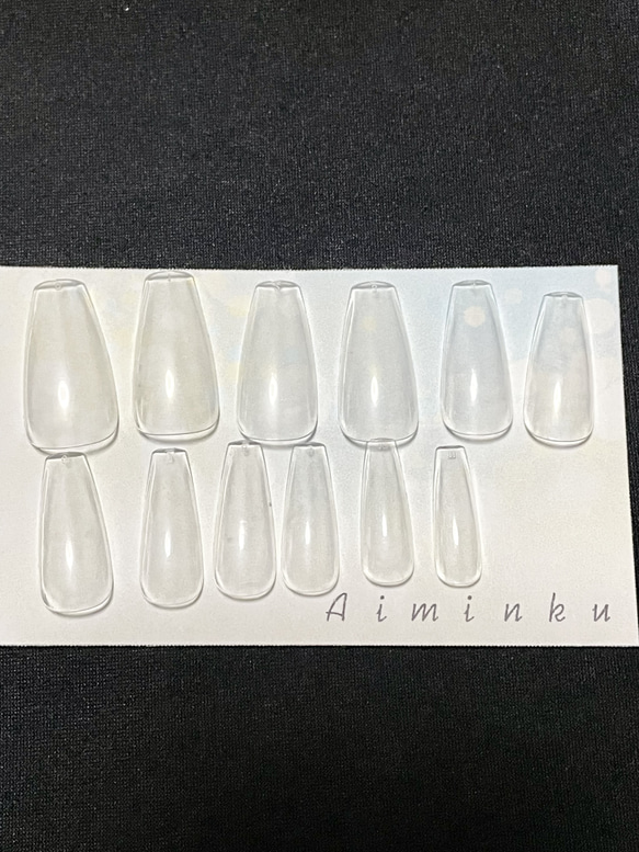 計測用ネイルチップ　3種類 2枚目の画像