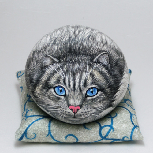 原画 ネコ 猫 ねこ フルイドアート パネル ポーリングアート