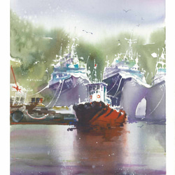 2025年最新】Yahoo!オークション -帆船 絵画(水彩)の中古品