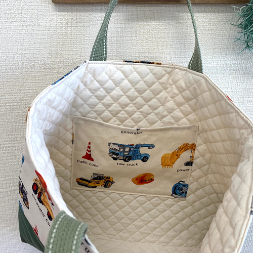 通園バッグ 上履き入れ セット キルティング 入園グッズ 新学期
