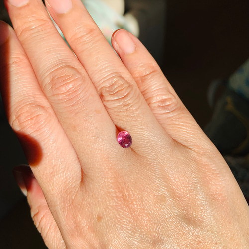 天然 パパラチアサファイア 非加熱 0.94ct ルース 宝石 その他