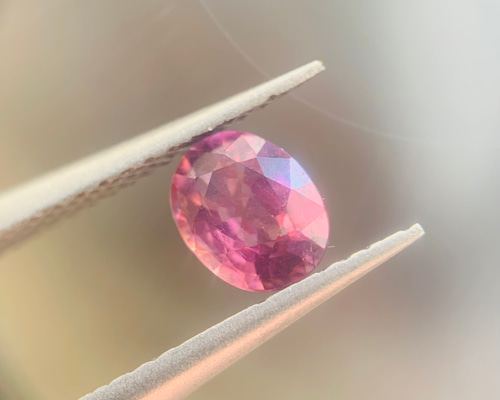 非加熱 天然パパラチアサファイア ルース ０．９０５ct パパラチャ 天然 パパラチアサファイア 0.438ct 非加熱
