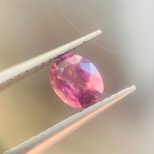 高品質天然パパラチアサファイアサファイア 天然 パパラチアサファイア 非加熱 0.75ct ルース 宝石 その他