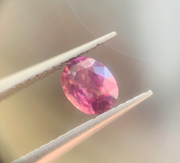 天然 パパラチアサファイア 非加熱 0.75ct ルース 宝石 その他