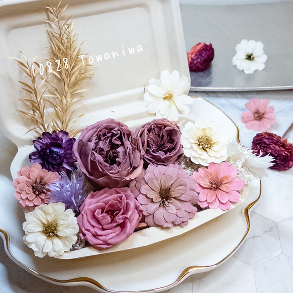花材セット　花材詰め合わせ　プリザーブドフラワー　ドライフラワー　木の実セット 花材セット 花材詰め合わせ プリザーブドフラワー ドライ