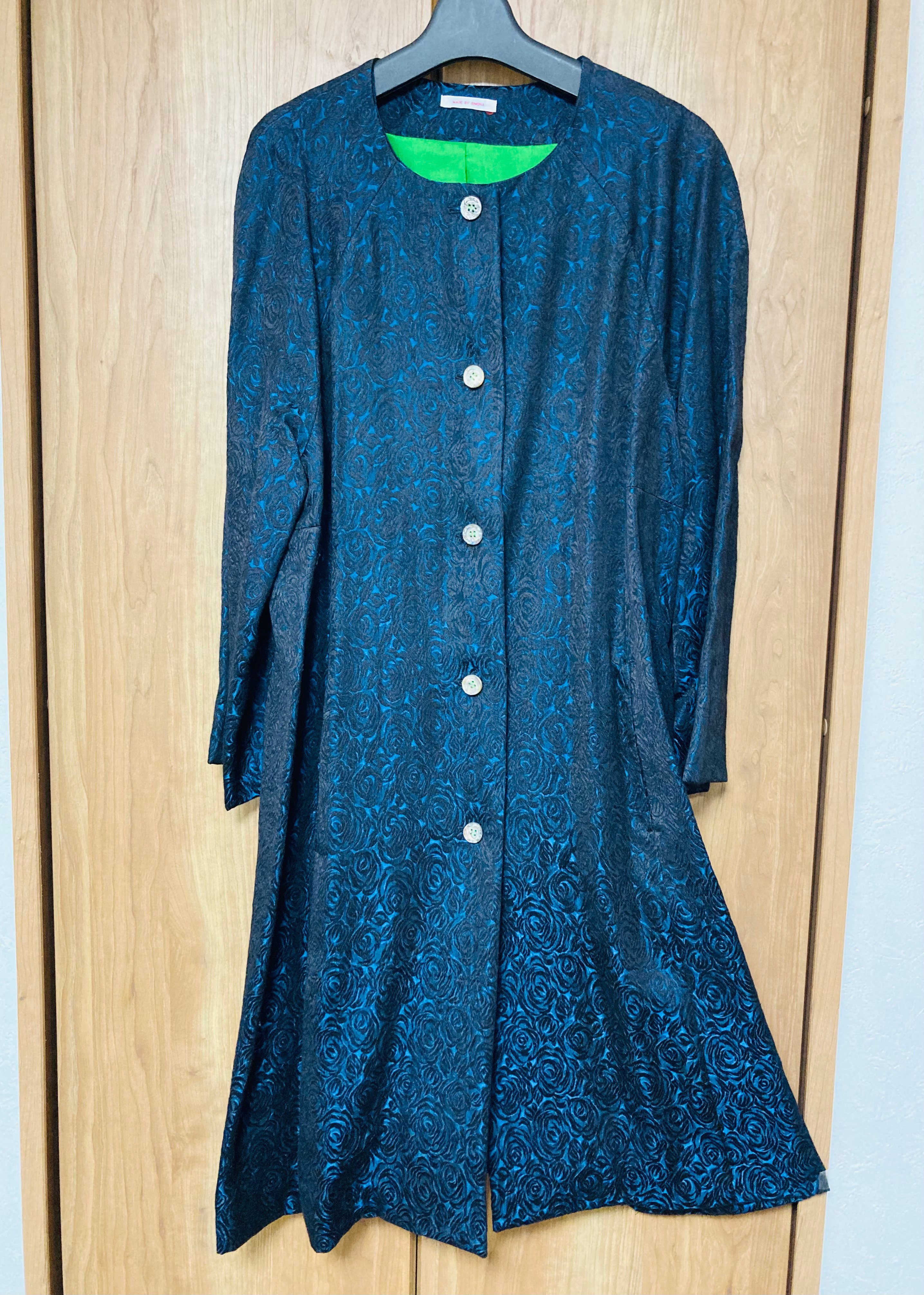 フレアコート、着物リメイク！