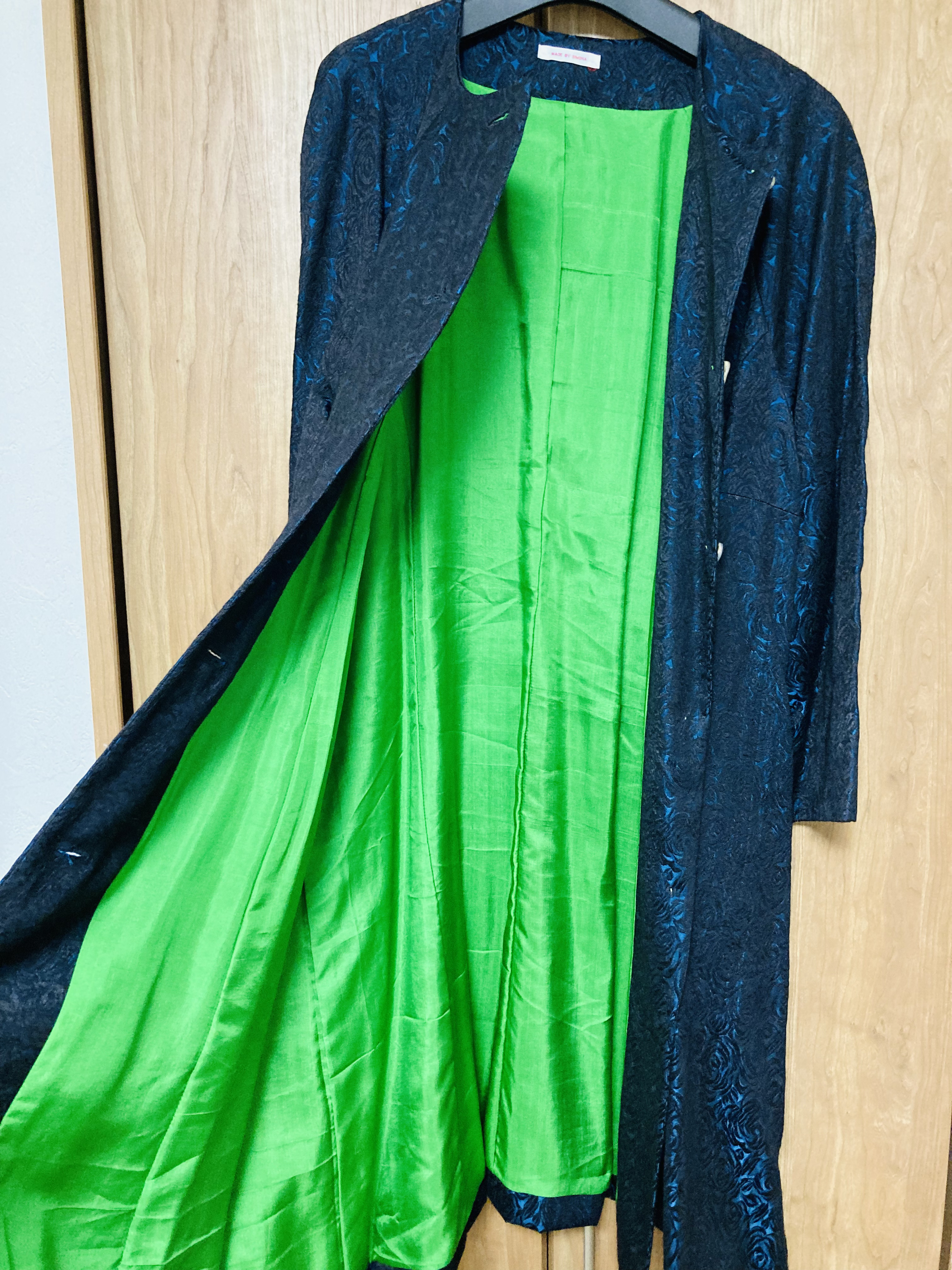 フレアコート、着物リメイク！