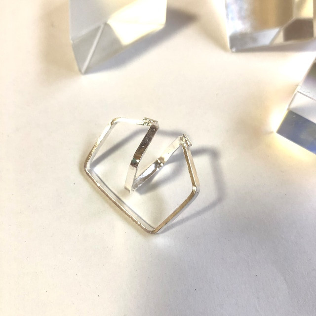 プリズムイヤーカフ＊No10＊SV925＊ユニセックス