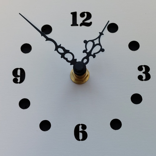 ポメラニアン白 壁掛け時計 静音時計 掛け時計・置き時計 VANIVO 通販