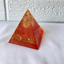 オルゴナイト　赤色　6㎝ 2枚目の画像