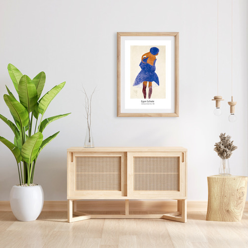 額装品/Two Girls/エゴン シーレ/アート/ポスター/インテリア 額装品