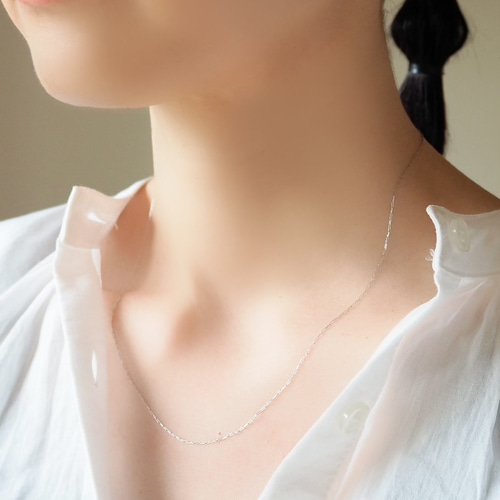 極細つけっぱなし 金属アレルギー対応 サージカルステンレスチェーン