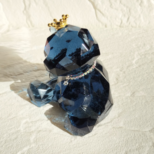 ラピスラズリのくまの王様☆バレンタインやホワイトデーギフトにも