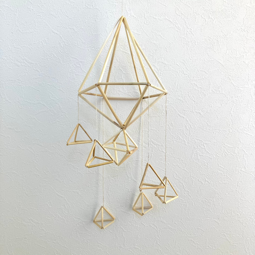 ヒンメリ himmel モビール ヒンメリ himmel モビール 幸せを運ぶ光のモビール。おすすめの