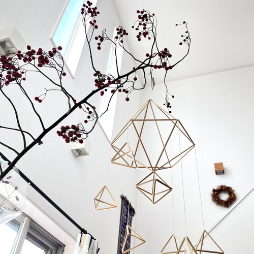 ヒンメリ himmel モビール ヒンメリ himmel モビール 幸せを運ぶ光のモビール。おすすめの