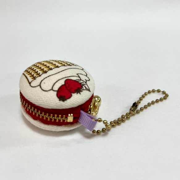 4cmマカロン□カップケーキ マカロンケース マカロンポーチ 小銭入れ