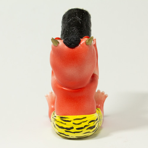 節分で恵方巻を丸飲みする鬼カエルの縁起物 その他置物 さすらい堂