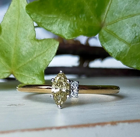 k18リング クローバーチェーンリング パワーリング つけっぱなし 18k