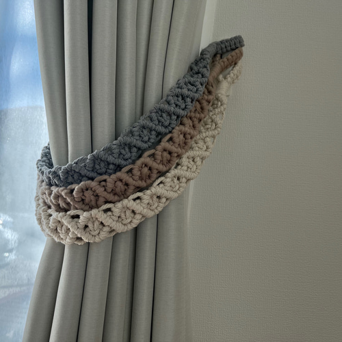 マクラメカーテンタッセル2P #1 カーテン macrame＊soeru 通販