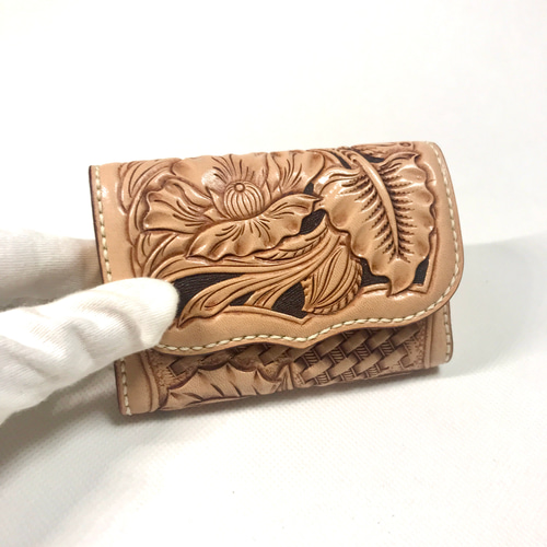 名刺入れカードケースレザーカービング