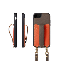 louvini iPhone seケース ショルダーストラップ　セット iphone se ケース クリア ショルダー ストラップ iphonese iphone8