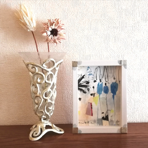 水彩原画額絵》・コラージュ・インテリア 絵画 Matiere 通販 15230723