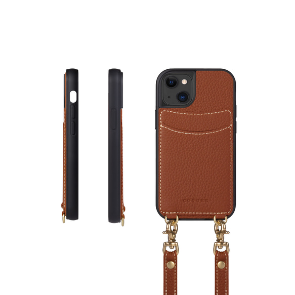 COGURE コグレ 本革iPhoneケース ショルダ 収 aramel 240 COGURE コグレ 本革iPhoneケース ショルダ 収 aramel 240