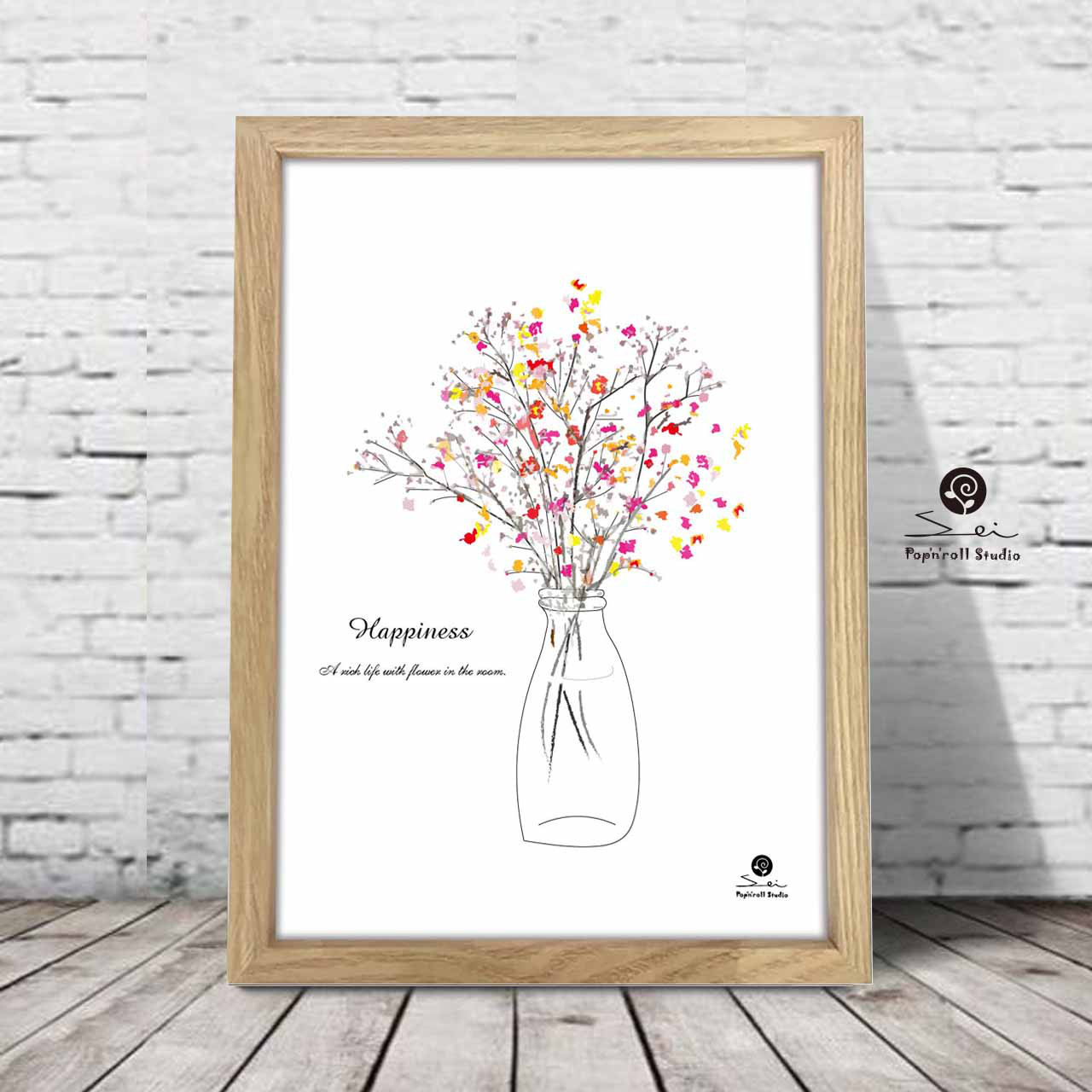 咲きほこる　誕生日プレゼント　ポスター　A4　A3　A2　A1　A0　アートポスター 　花　植物　61