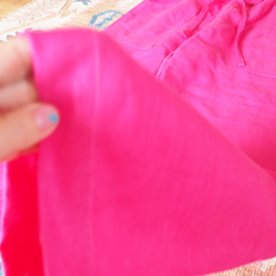 フレンチリネン　　ピンクカラー　リラックスパンツ　　メンズパンツ 8枚目の画像