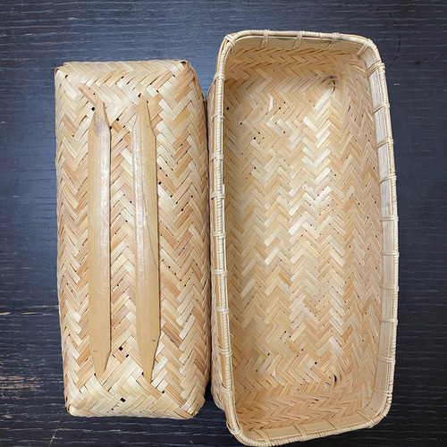 素朴な竹のお弁当箱 ランチボックス(長方形・大) 弁当箱・ランチ