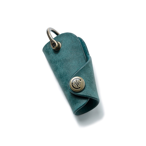 Button Hook Key Case S [藍色] / ButtonHookKeyCase S BLUE雜貨禮品皮革 第7張的照片