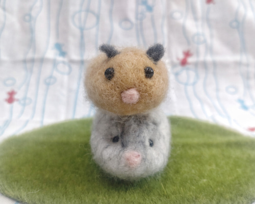 羊毛フェルト　ペタンコ　ハムハムorderページ 羊毛フェルト ペタンコ ハムハムorderページ - メルカリ