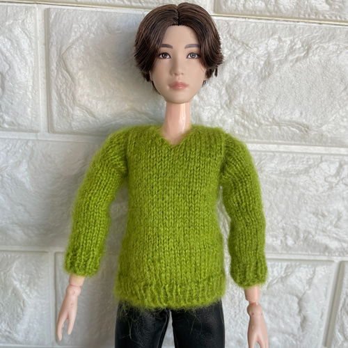 6/1ドール用 グリーンモヘアニット その他人形 my precious 通販  