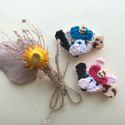 羊毛フェルトおにぎり＆食パン☆ベビーヘアクリップ　ヘアゴム 羊毛フェルトおにぎり＆食パン☆ベビーヘアクリップ ヘアゴム モールド