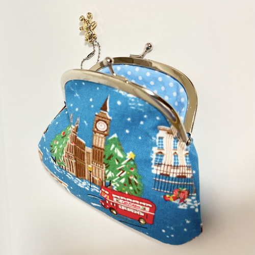 キャスキッドソン ロンドンシーン がま口財布 クリスマス がま口 手芸