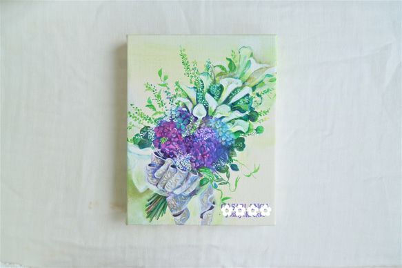 plein-air series \"Charming Bouquet.\"油絵 plein-air series 