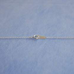 ナチュラルダイヤモンドのネックレス gray pear shape 6枚目の画像