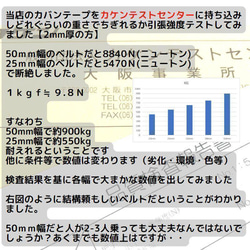 カバンテープ50mm（S）モカ茶5M綿ぽいポリアクリルテープ風【KTS50M5】 6枚目の画像