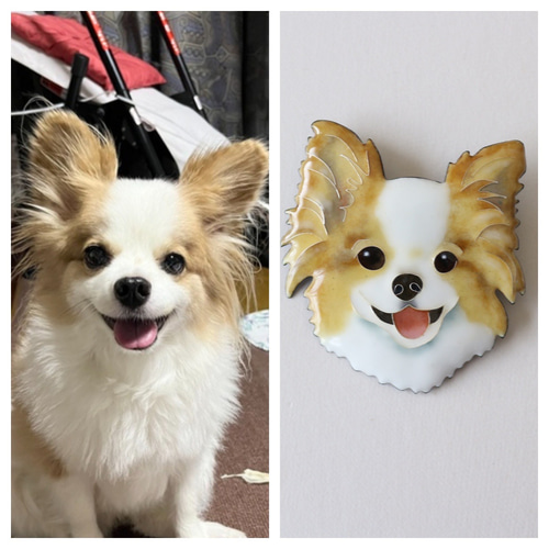羊毛フェルト ハンドメイド 犬【オーダーページ】パピヨン