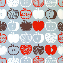オックス生地【50×110cm】りんご リンゴ アップル 大きめ いろんな色 生地 布 4枚目の画像