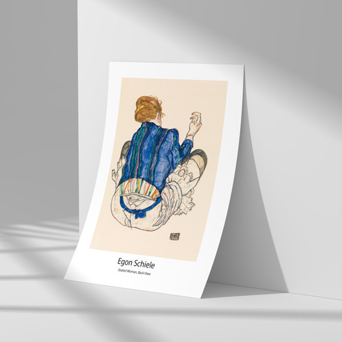 エゴン・シーレ、おしゃれなポスター、インテリアアート、モダン