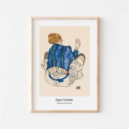 エゴン・シーレ、おしゃれなポスター、インテリアアート、モダン