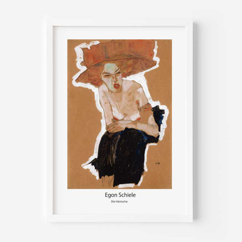 エゴン・シーレ、おしゃれなポスター、インテリアアート、モダン