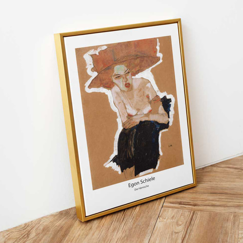 エゴン・シーレ、おしゃれなポスター、インテリアアート、モダン