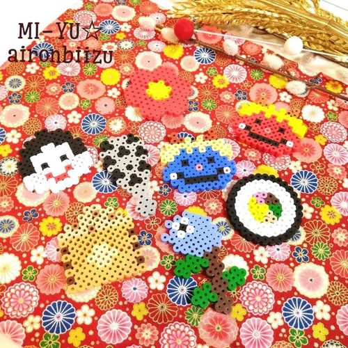 アイロンビーズ 節分ガーランド ガーランド MI-YU☆ 通販｜Creema 