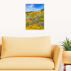 カリフォルニアポピーの楽園 - 鮮やかな自然の息吹を感じる壁飾りポスター、あふれる春の喜びをお届け 3枚目の画像