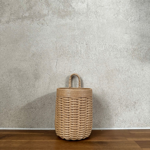 小物入れ、ペン立て、花器】クラフトバンド 紙バンド 一輪挿し・花瓶