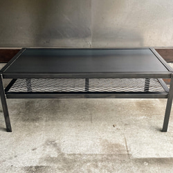 アイアンテーブルB［鉄板仕様］アイアン家具　センターテーブル　コーヒーテーブル　インダストリアル 2枚目の画像
